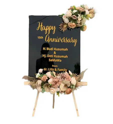 Papan Bunga Akrilik Kaur