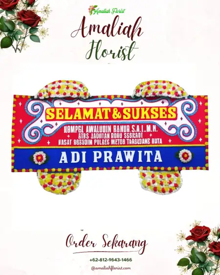 Papan Bunga Ucapan Selamat Kaur